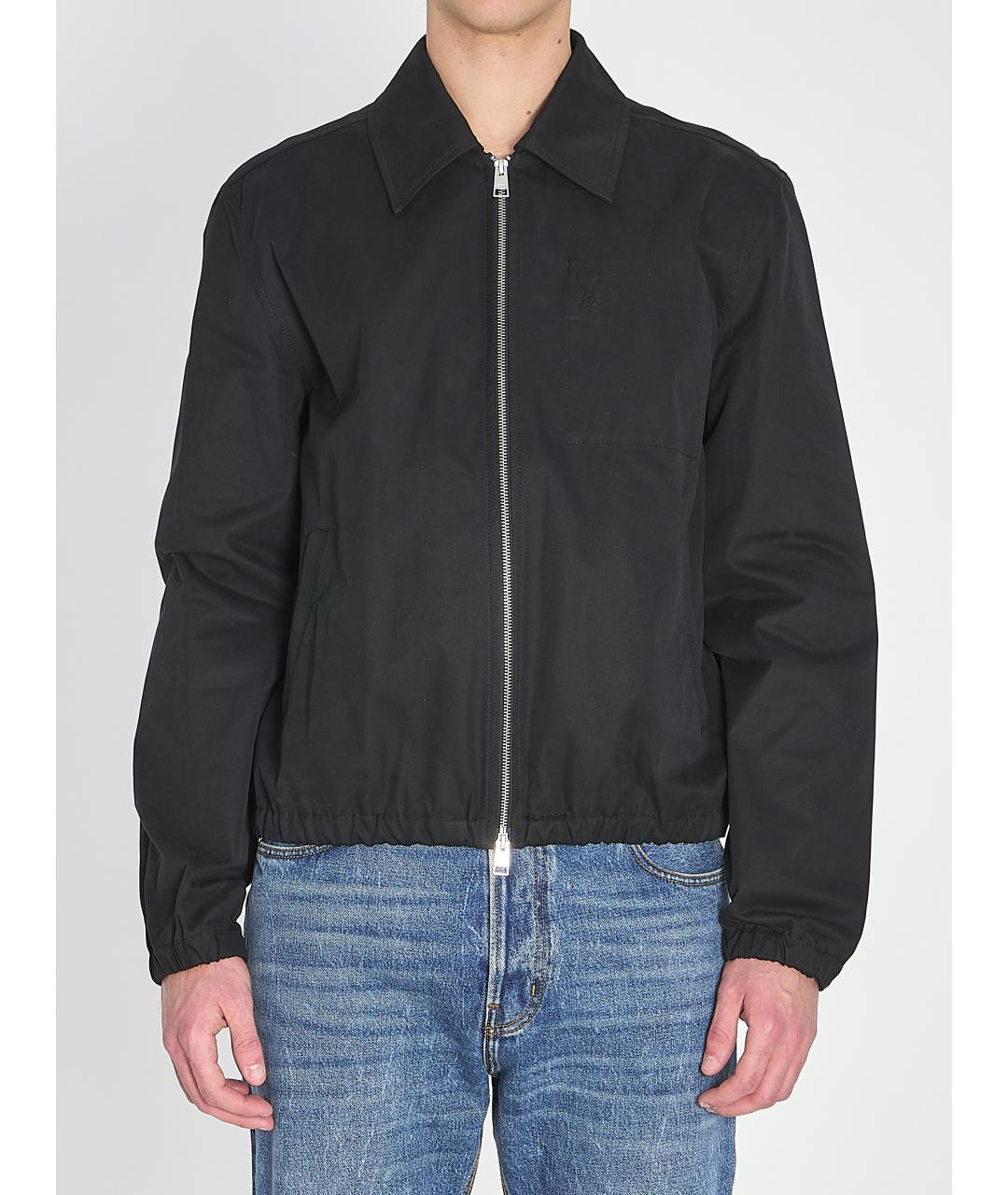 Ami Paris Черная хлопковая куртка, фото 2