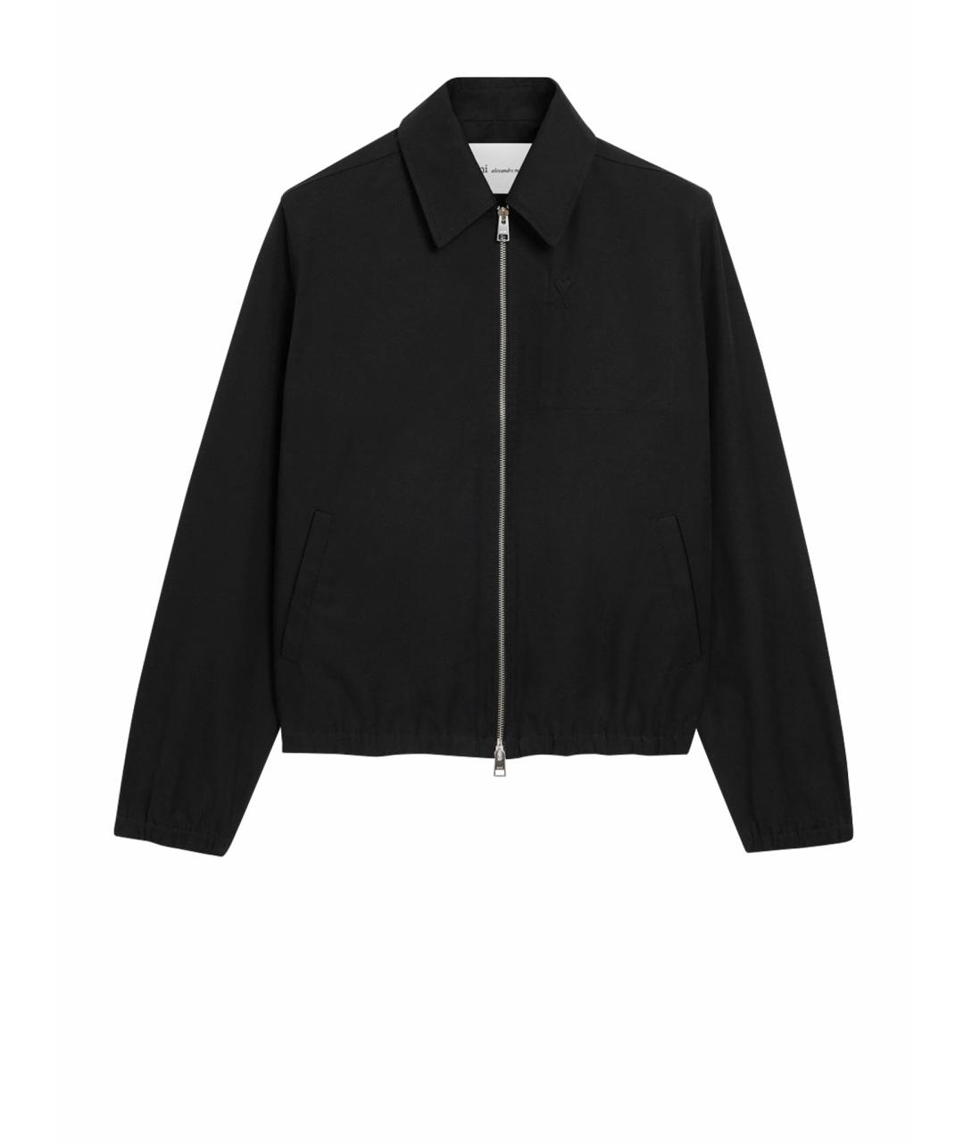 Ami Paris Черная хлопковая куртка, фото 1