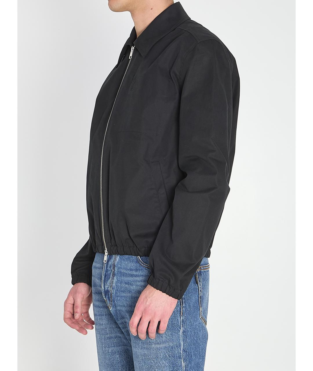 Ami Paris Черная хлопковая куртка, фото 3