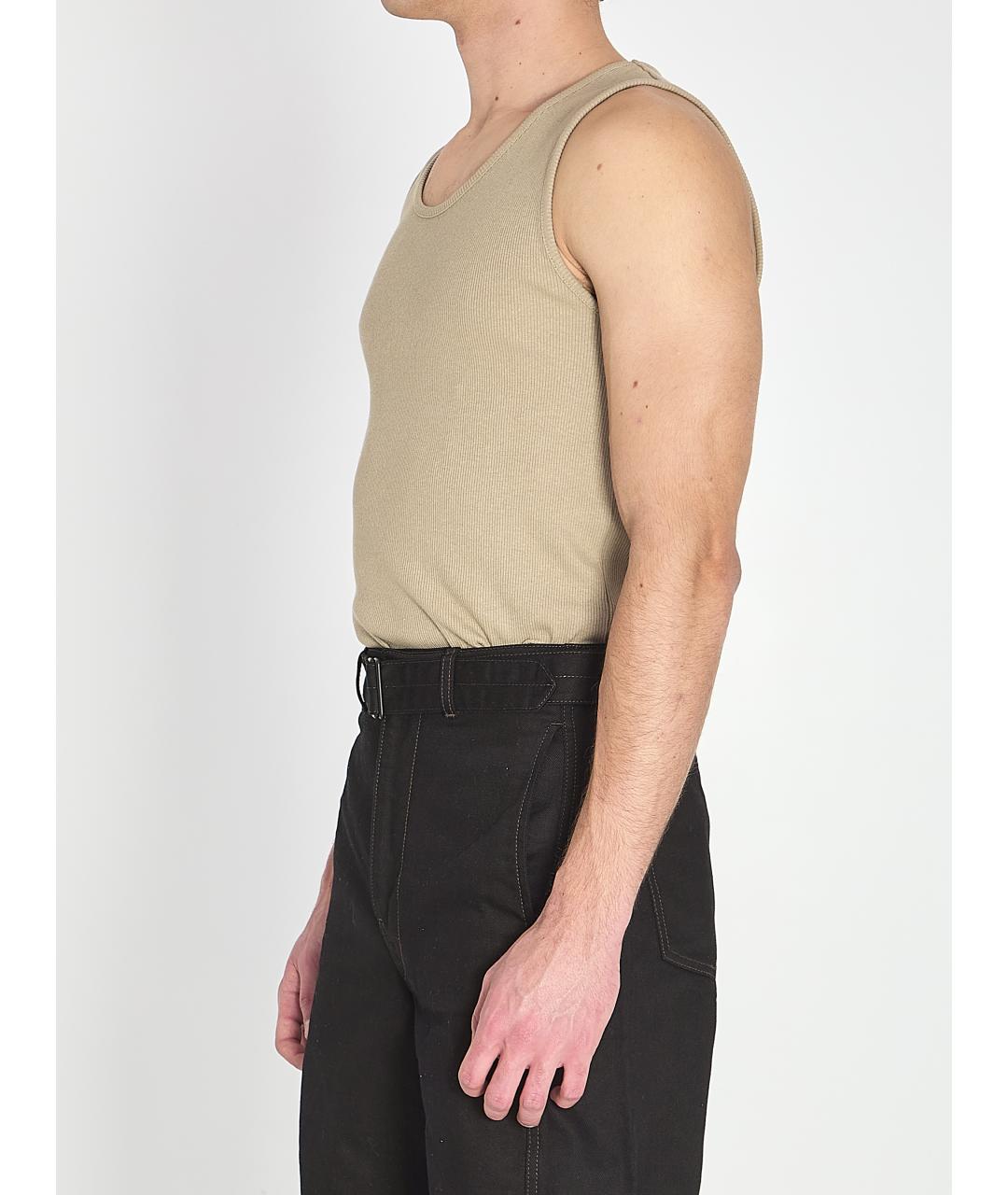 LEMAIRE Зеленая хлопковая майка, фото 3