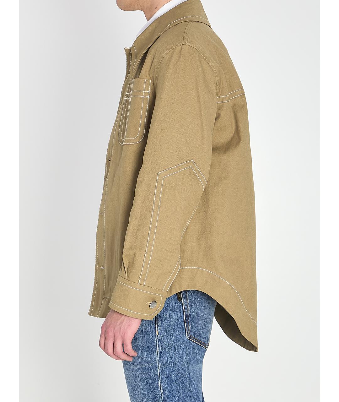 Ami Paris Бежевая хлопковая куртка, фото 4