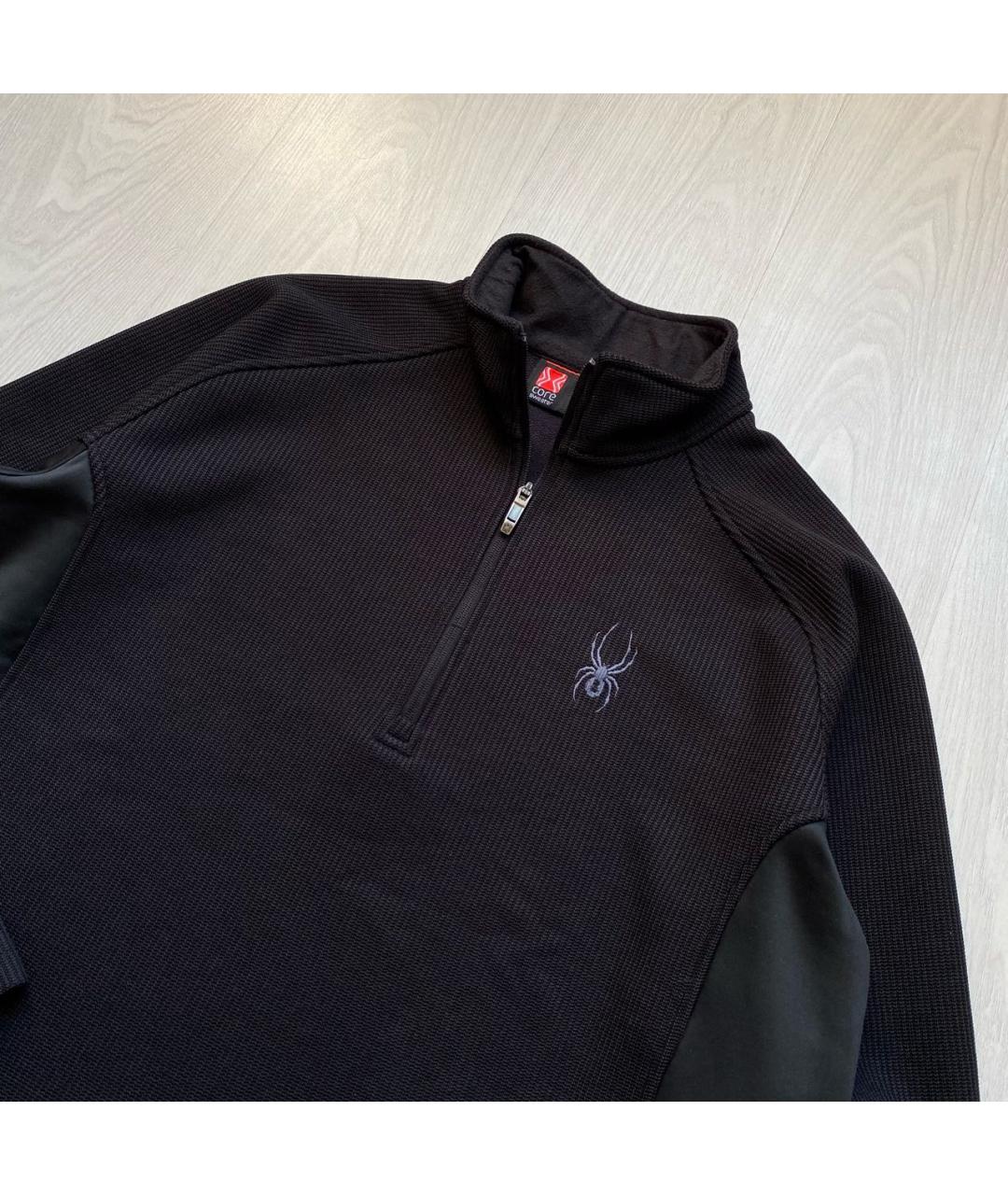 SPYDER Черная полиэстеровая спортивная куртка, фото 2