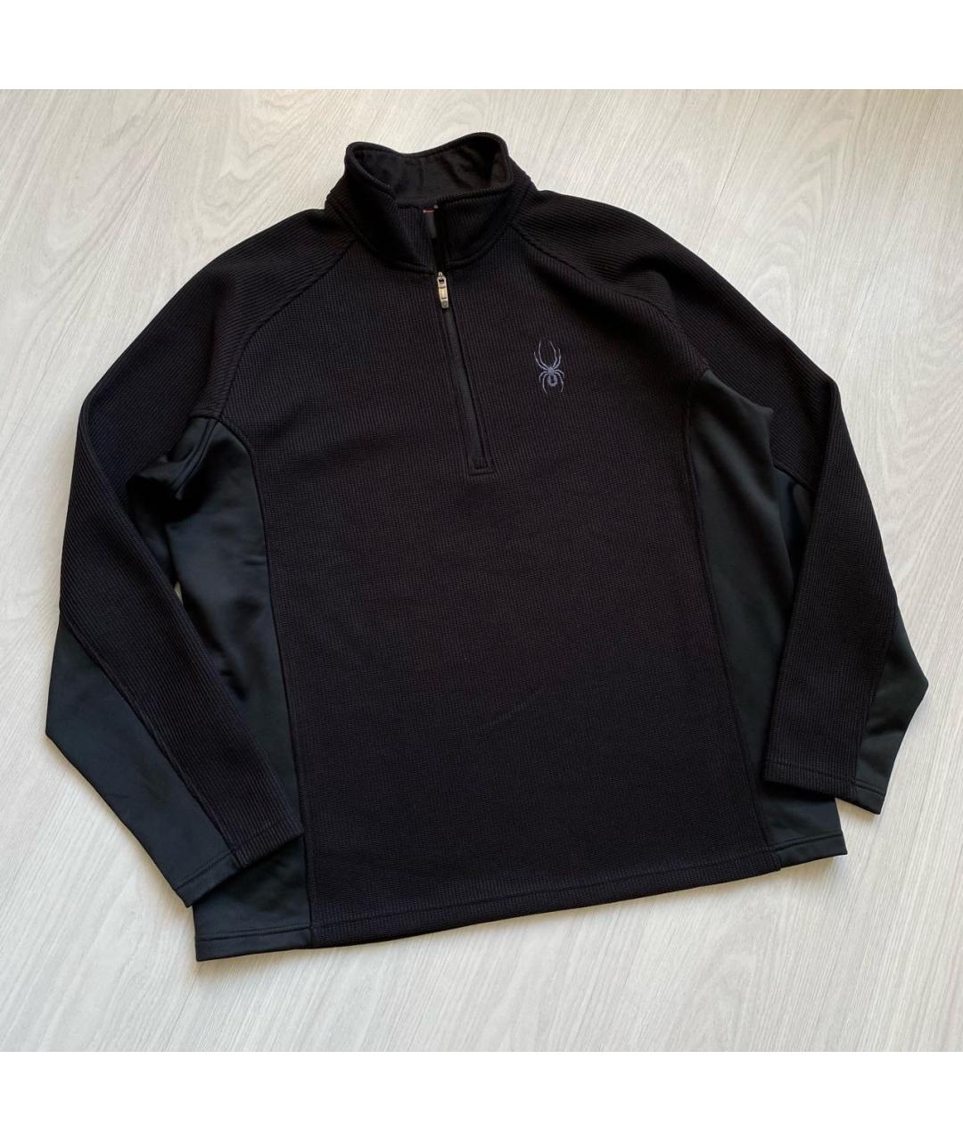 SPYDER Черная полиэстеровая спортивная куртка, фото 4