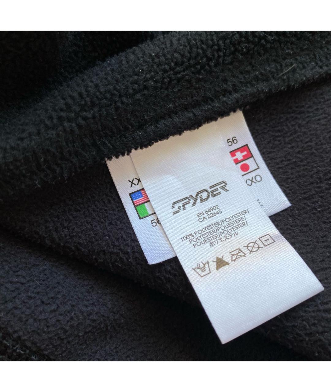 SPYDER Черная полиэстеровая спортивная куртка, фото 7