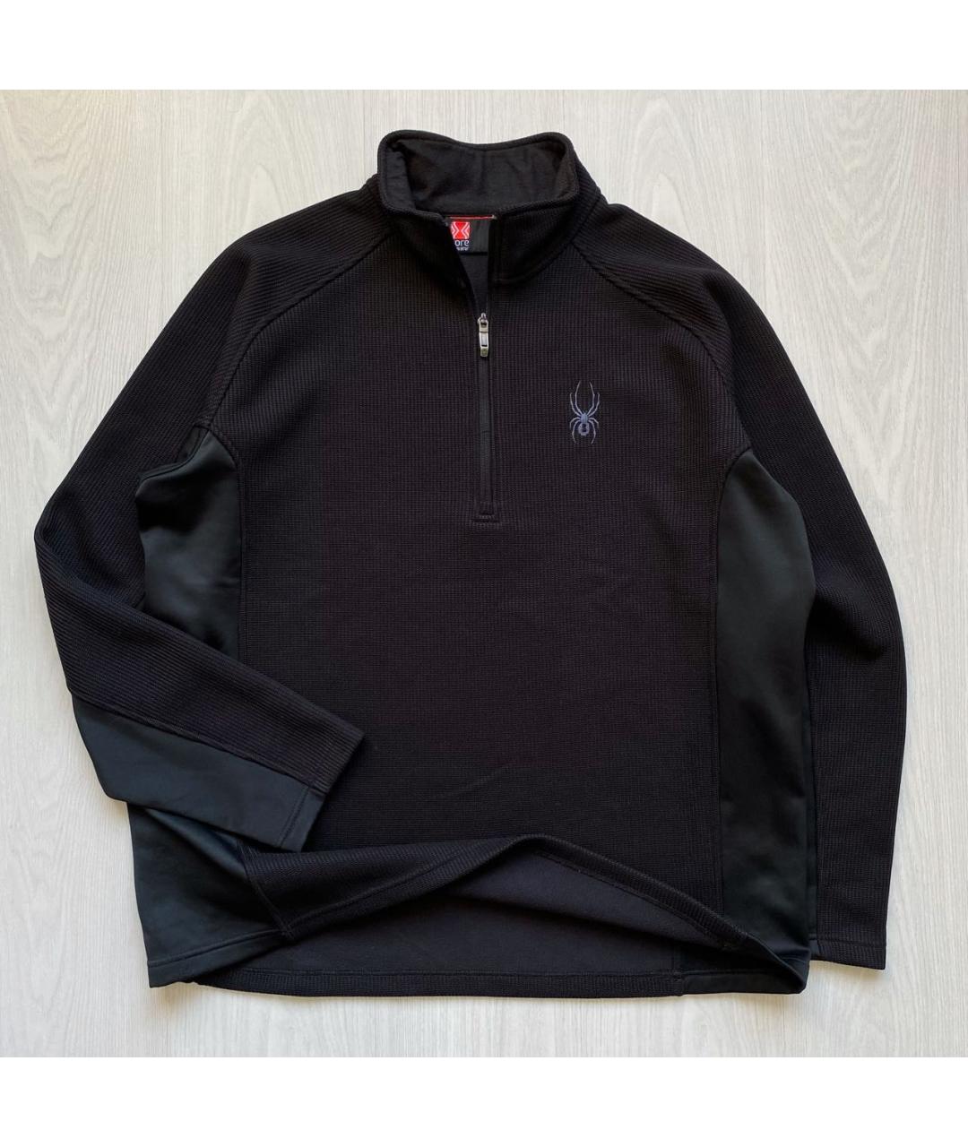 SPYDER Черная полиэстеровая спортивная куртка, фото 9