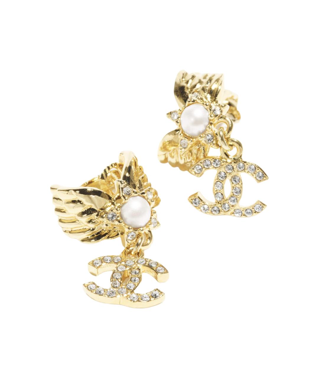 CHANEL Золотые серьги, фото 2