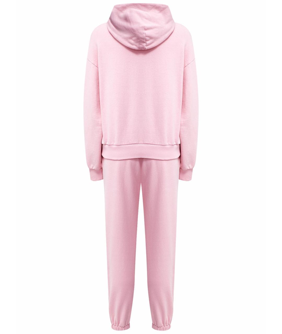 THE PANGAIA Розовый хлопковый костюм с брюками, фото 2