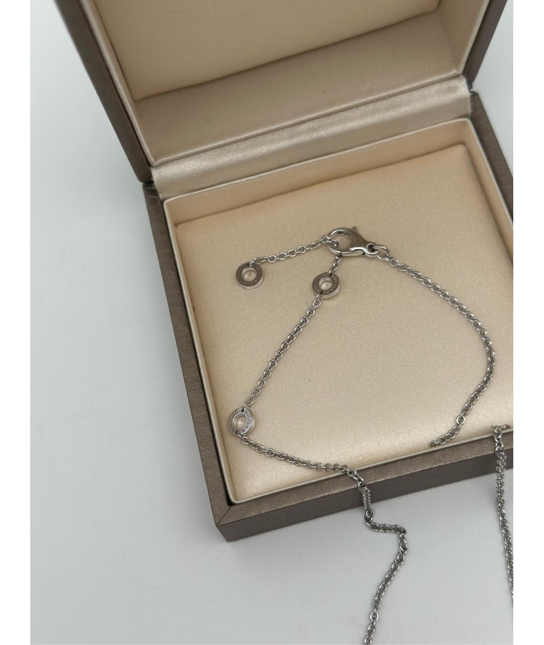 BVLGARI Серебряное колье из белого золота, фото 6