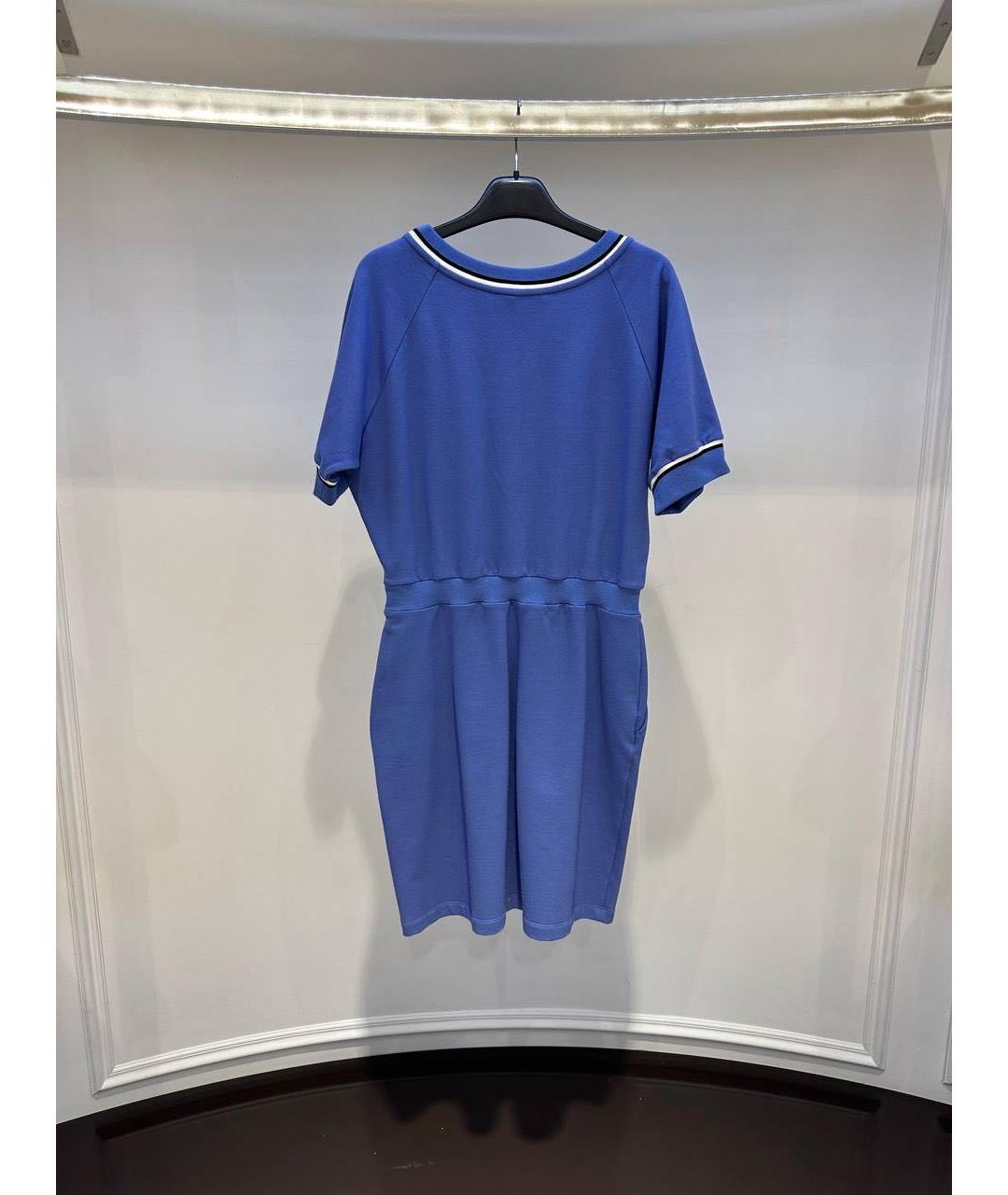 ALEXANDER TEREKHOV Синее повседневное платье, фото 2