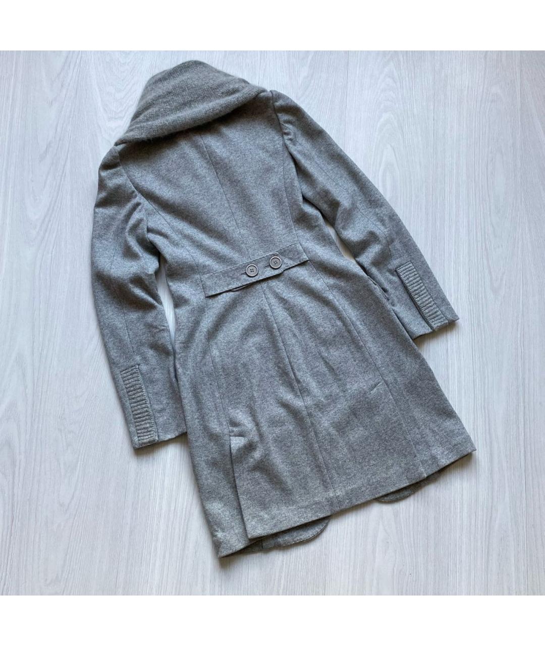 BRUNELLO CUCINELLI Серое шерстяное пальто, фото 6