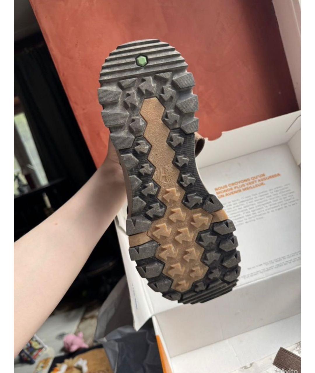 TIMBERLAND Коричневые кожаные сандалии, фото 8