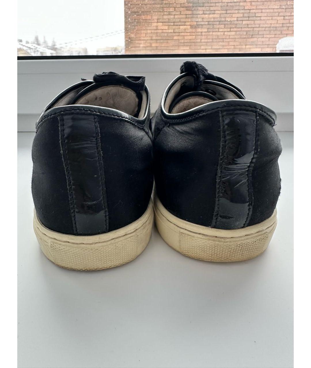 JOHN RICHMOND Черные текстильные кеды, фото 7