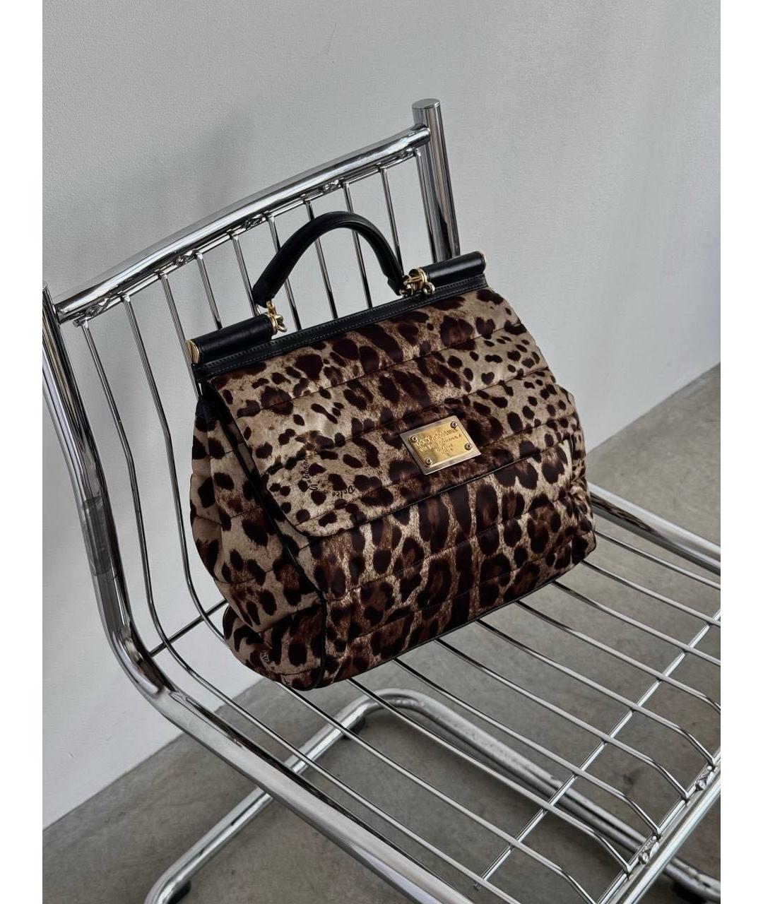 DOLCE&GABBANA Мульти синтетическая сумка с короткими ручками, фото 2