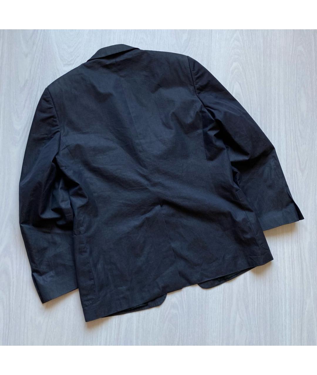 VERSACE Антрацитовый хлопковый пиджак, фото 6