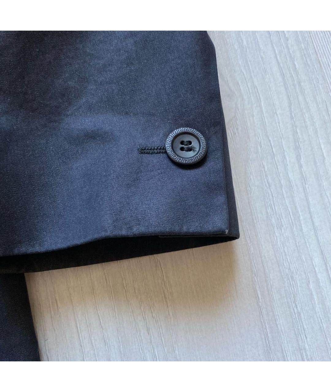 VERSACE Антрацитовый хлопковый пиджак, фото 8