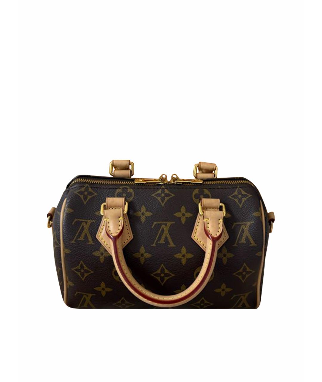 LOUIS VUITTON Коричневая сумка с короткими ручками, фото 1