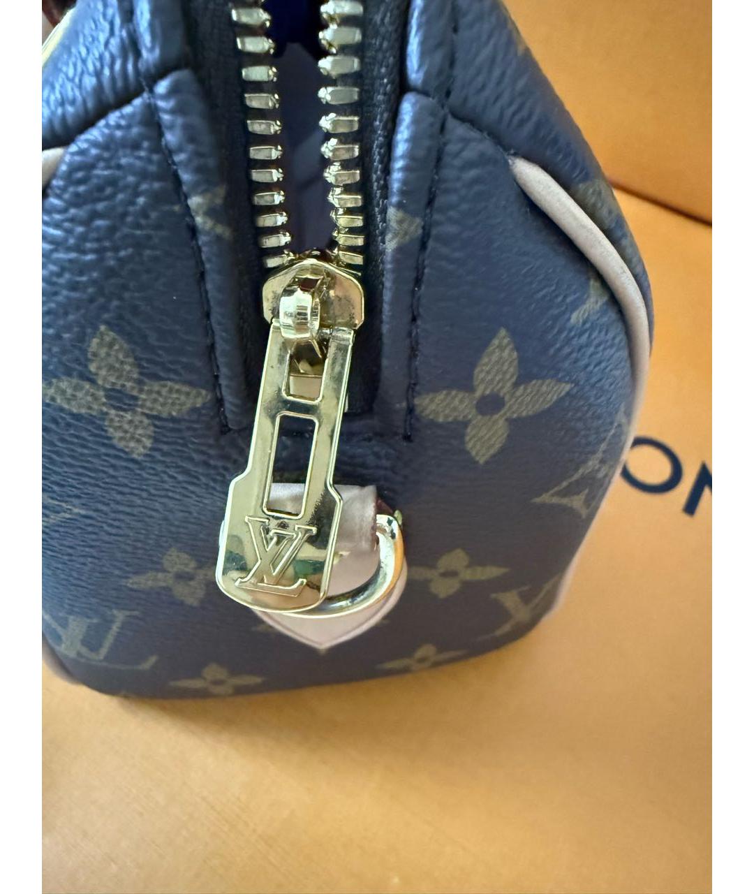 LOUIS VUITTON Коричневая сумка с короткими ручками, фото 5