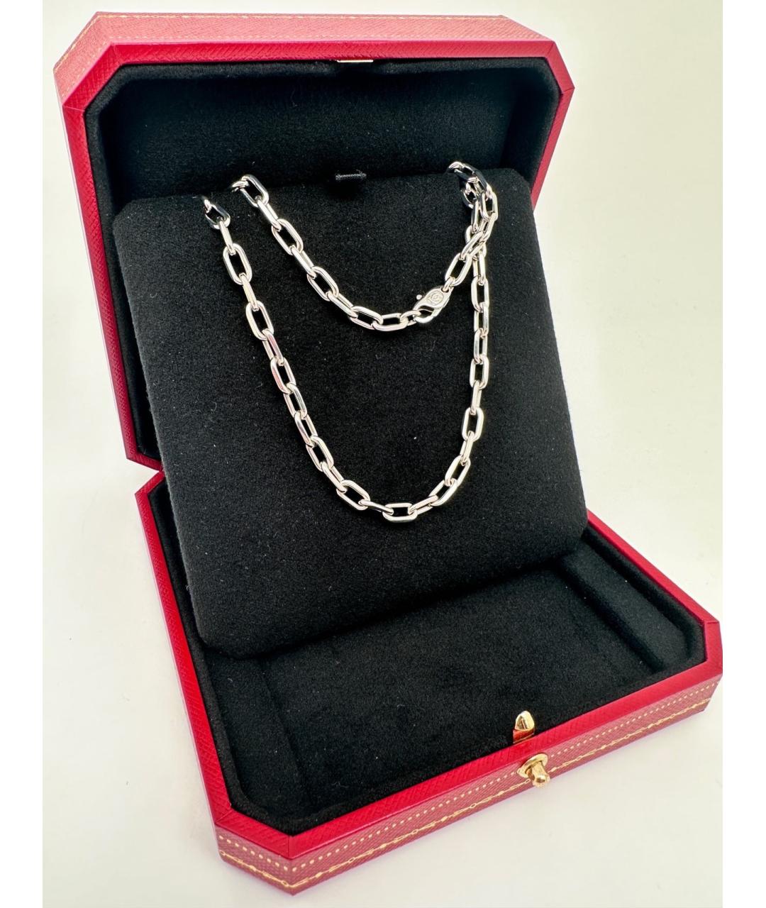 CARTIER Серебряное колье из белого золота, фото 2