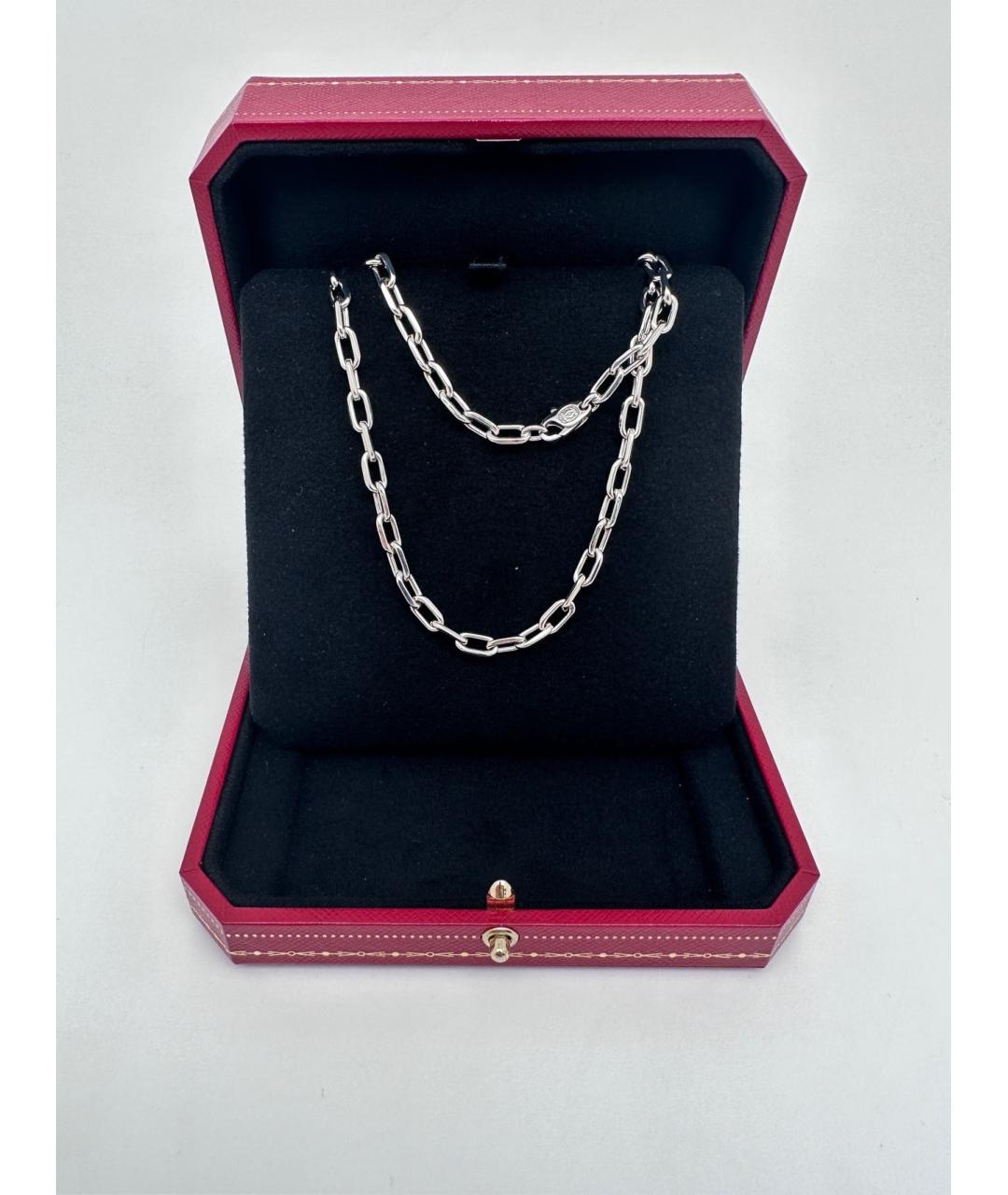 CARTIER Серебряное колье из белого золота, фото 8