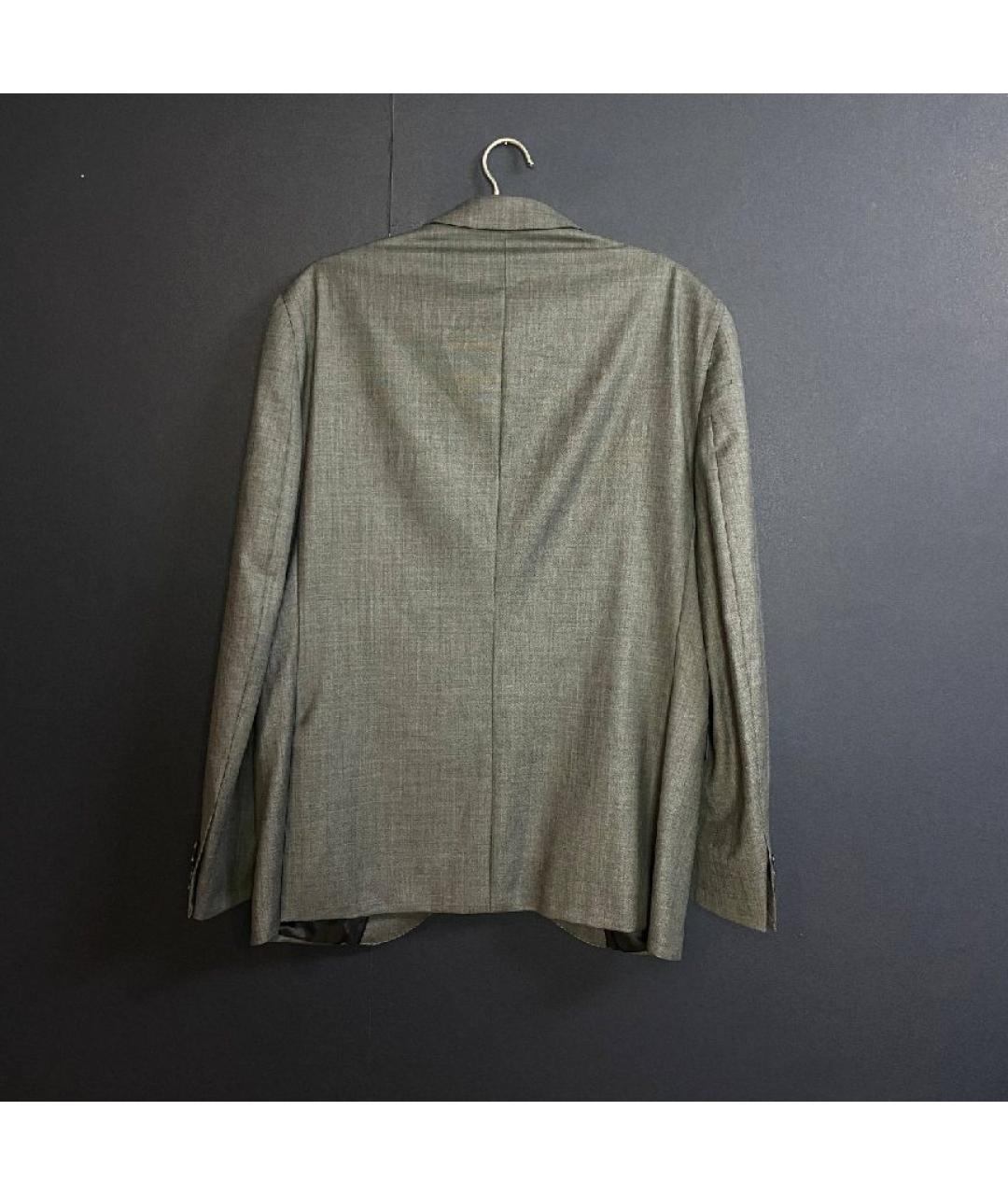 HACKETT Антрацитовый шерстяной пиджак, фото 2