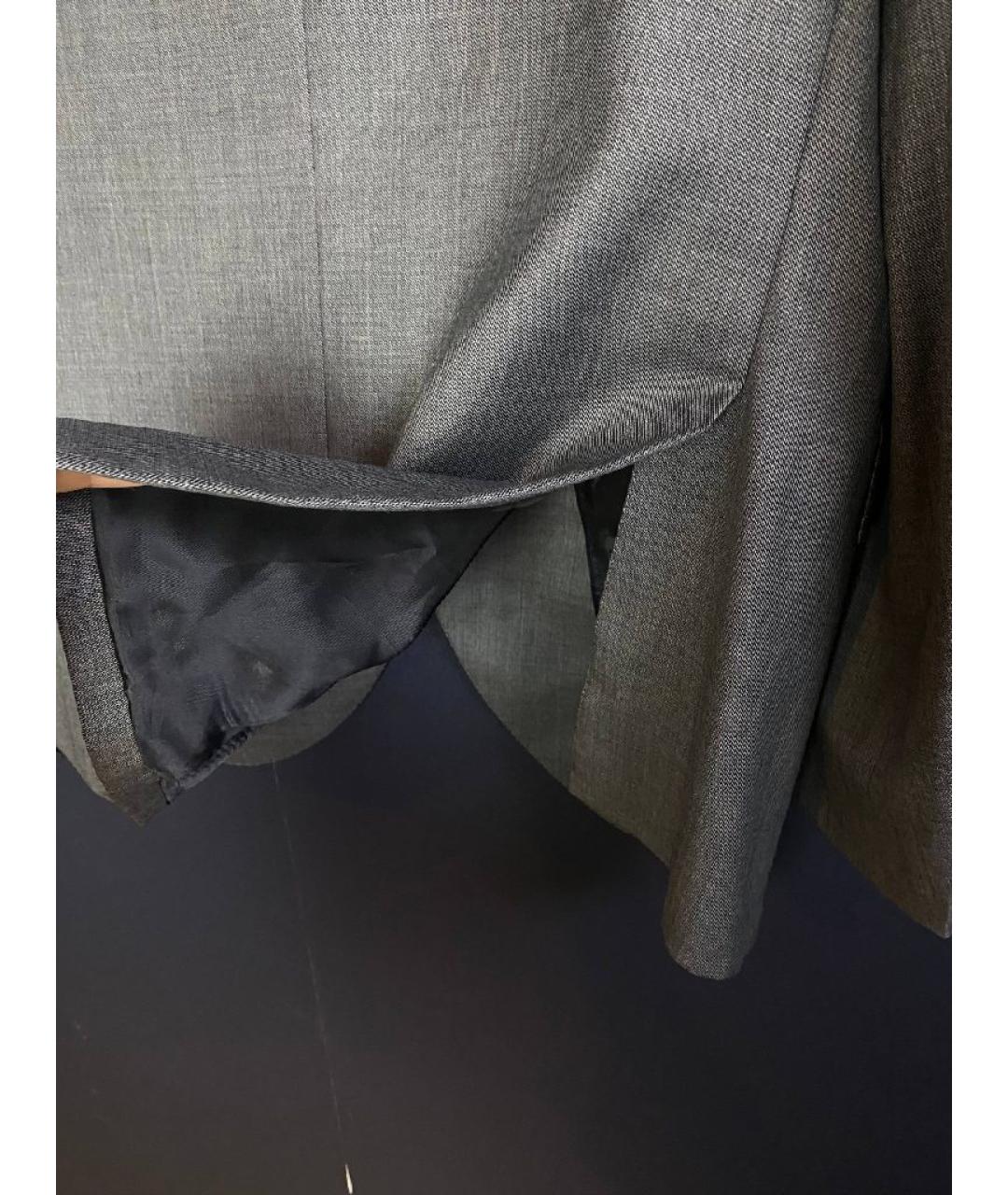 HACKETT Антрацитовый шерстяной пиджак, фото 3
