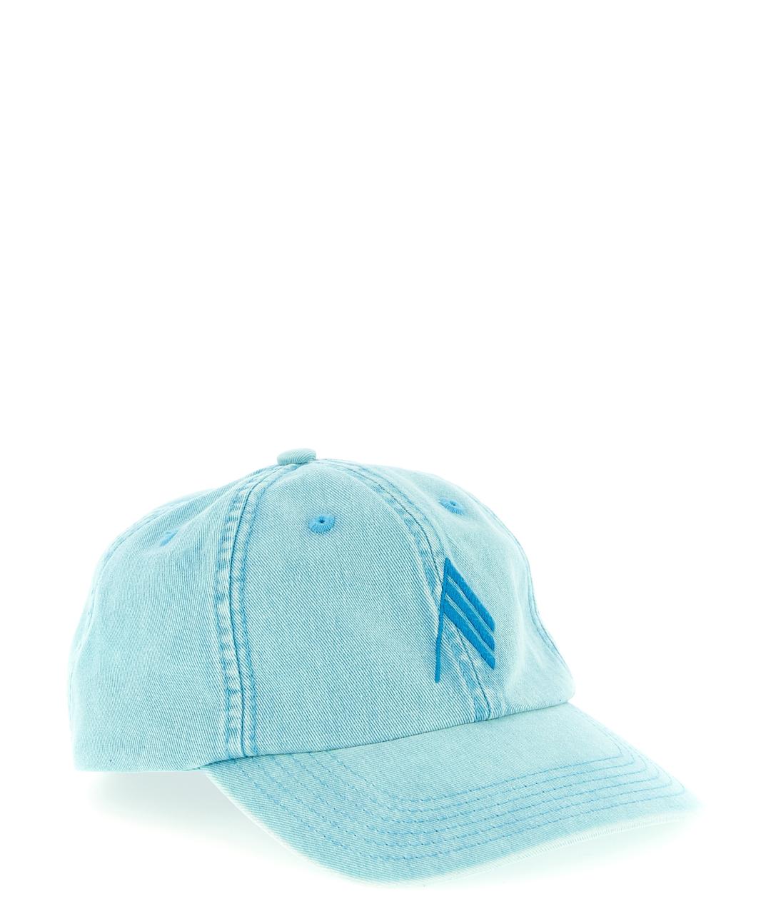THE ATTICO Голубая хлопковая кепка, фото 2