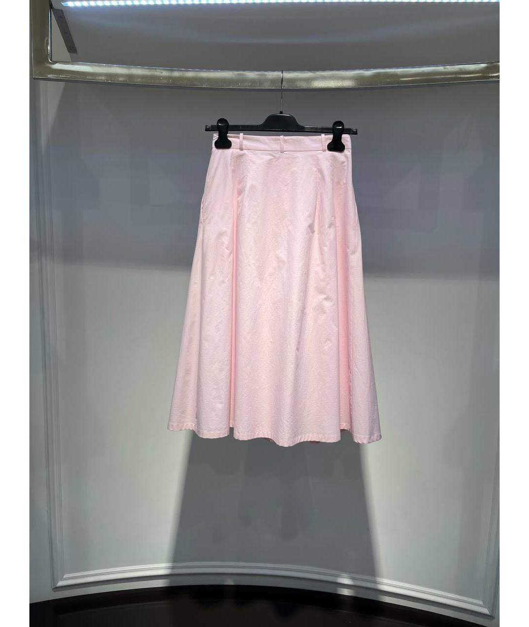 ALEXANDER TEREKHOV Розовая юбка миди, фото 2