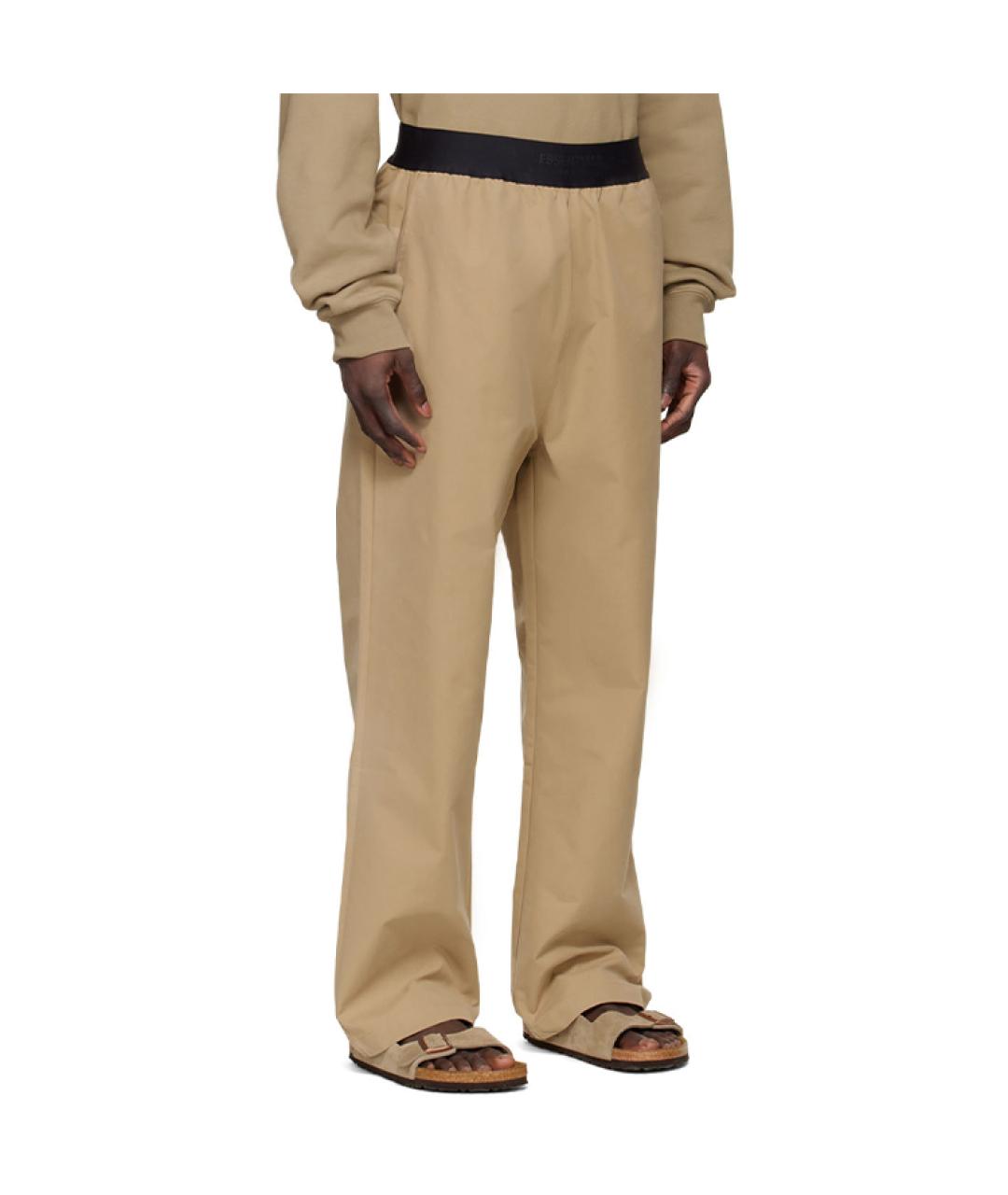 FEAR OF GOD ESSENTIALS Коричневые повседневные брюки, фото 3