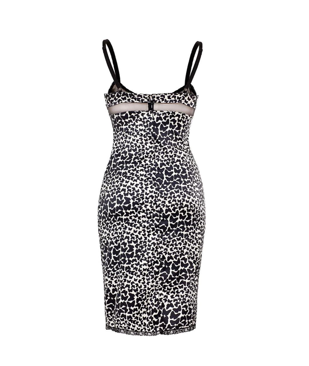 DOLCE&GABBANA Черное шелковое коктейльное платье, фото 2