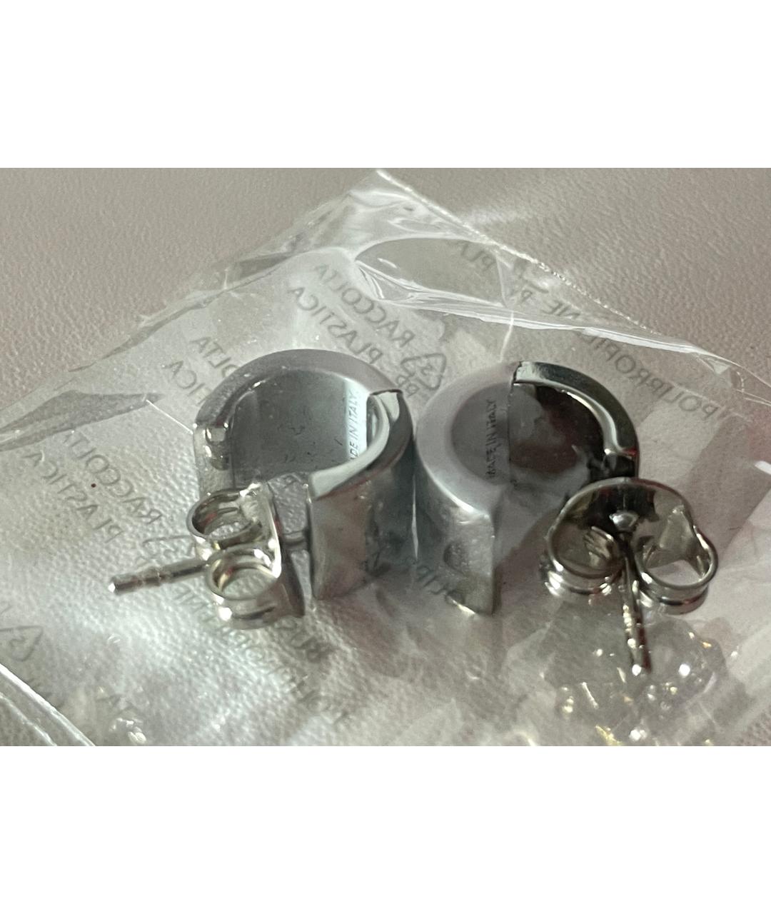 MM6 MAISON MARGIELA Белые латунные серьги, фото 8