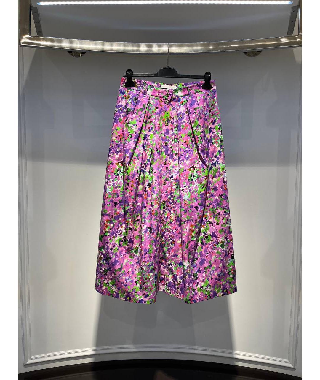 ALEXANDER TEREKHOV Фиолетовая юбка миди, фото 4