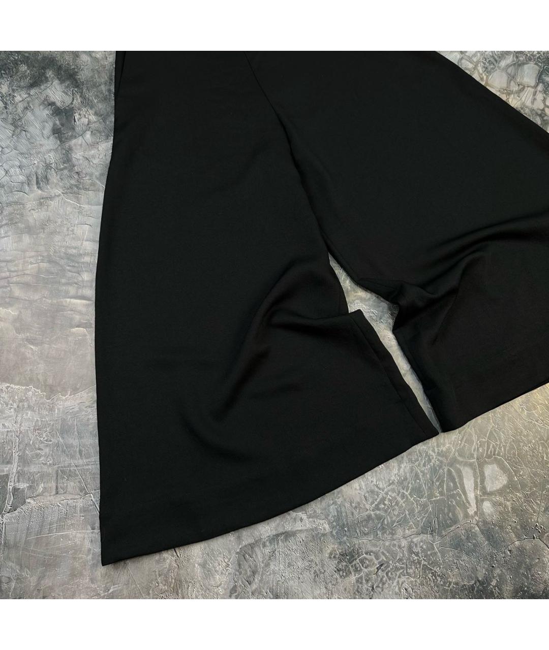 COS Черные полиэстеровые брюки широкие, фото 4