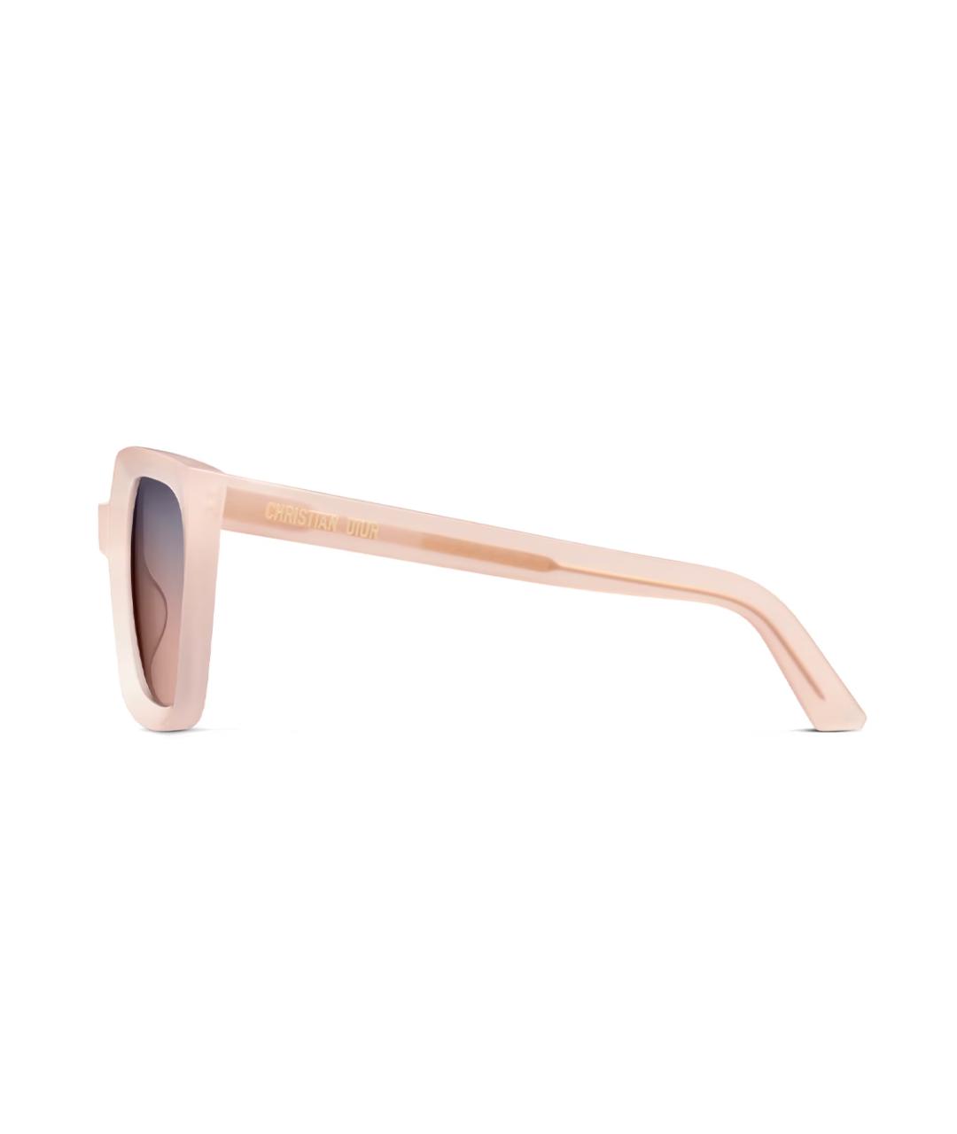 CHRISTIAN DIOR Розовые пластиковые солнцезащитные очки, фото 3