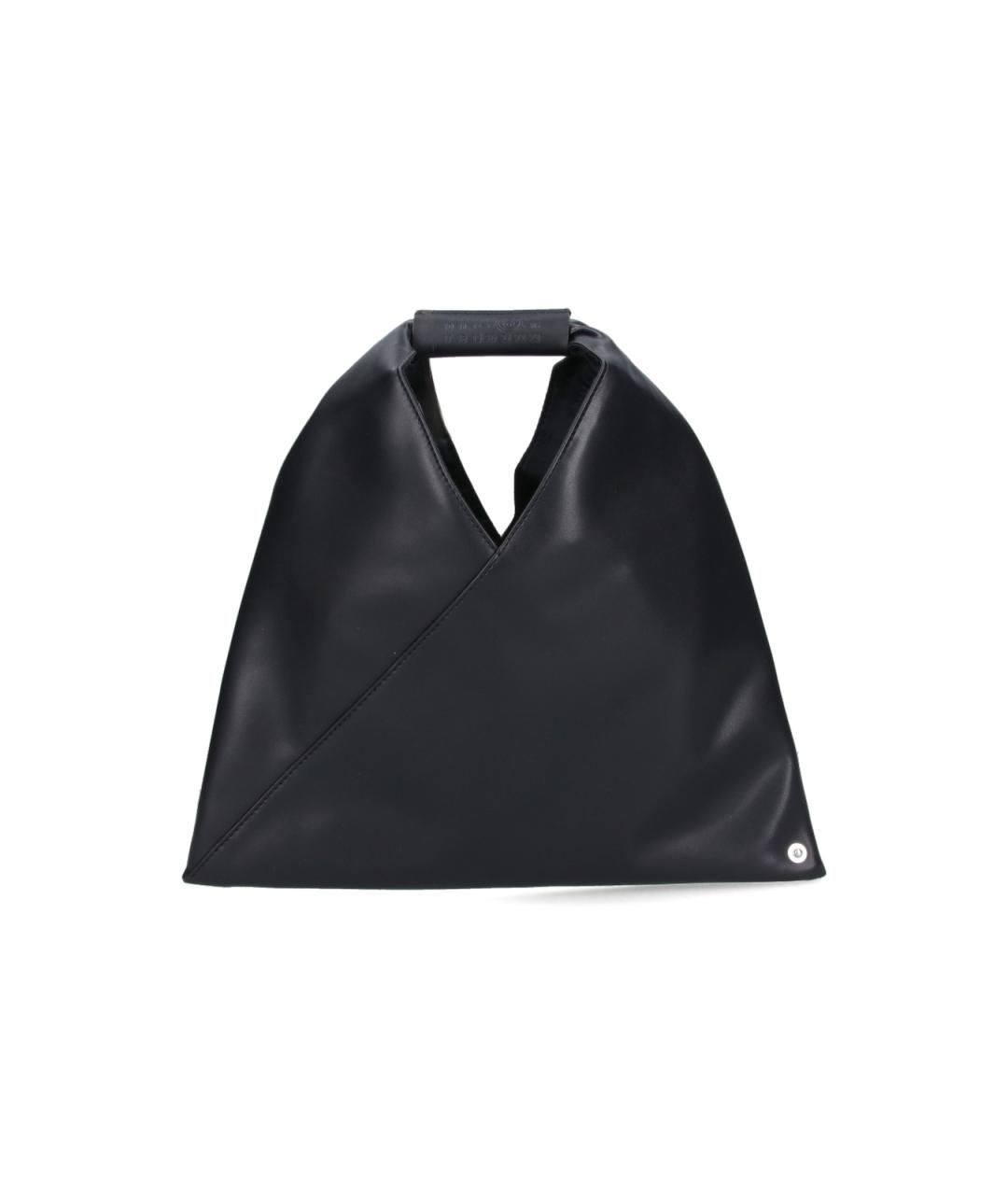 MM6 MAISON MARGIELA Черная сумка тоут из искусственной кожи, фото 1