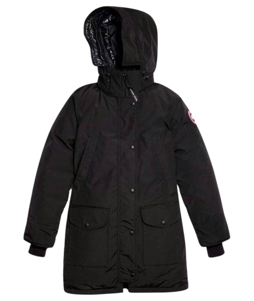 CANADA GOOSE Черный хлопковый пуховик, фото 1