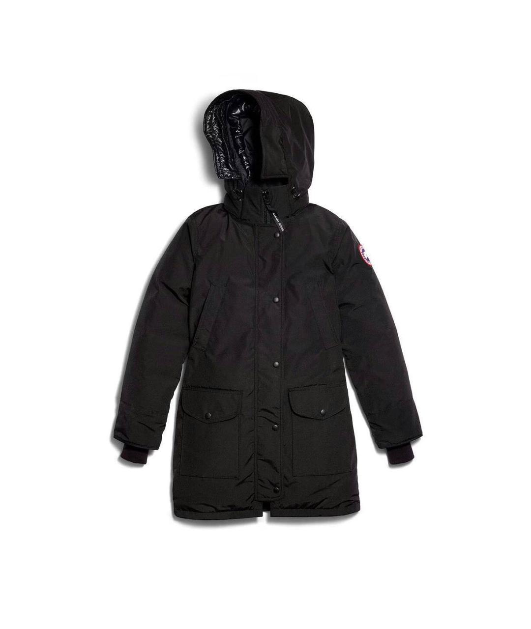 CANADA GOOSE Черный хлопковый пуховик, фото 4