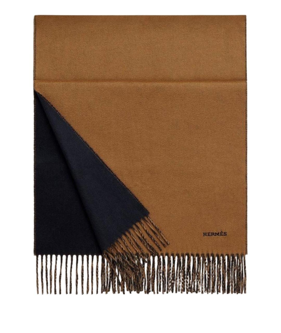 HERMES Мульти кашемировый шарф, фото 1