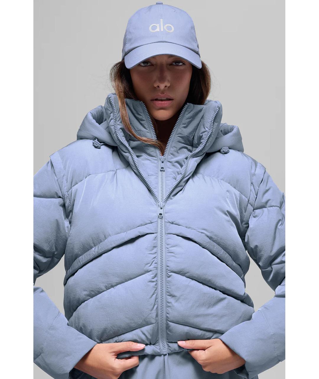 ALO YOGA Голубой пуховик, фото 3
