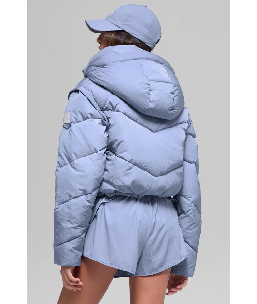 ALO YOGA Голубой пуховик, фото 4