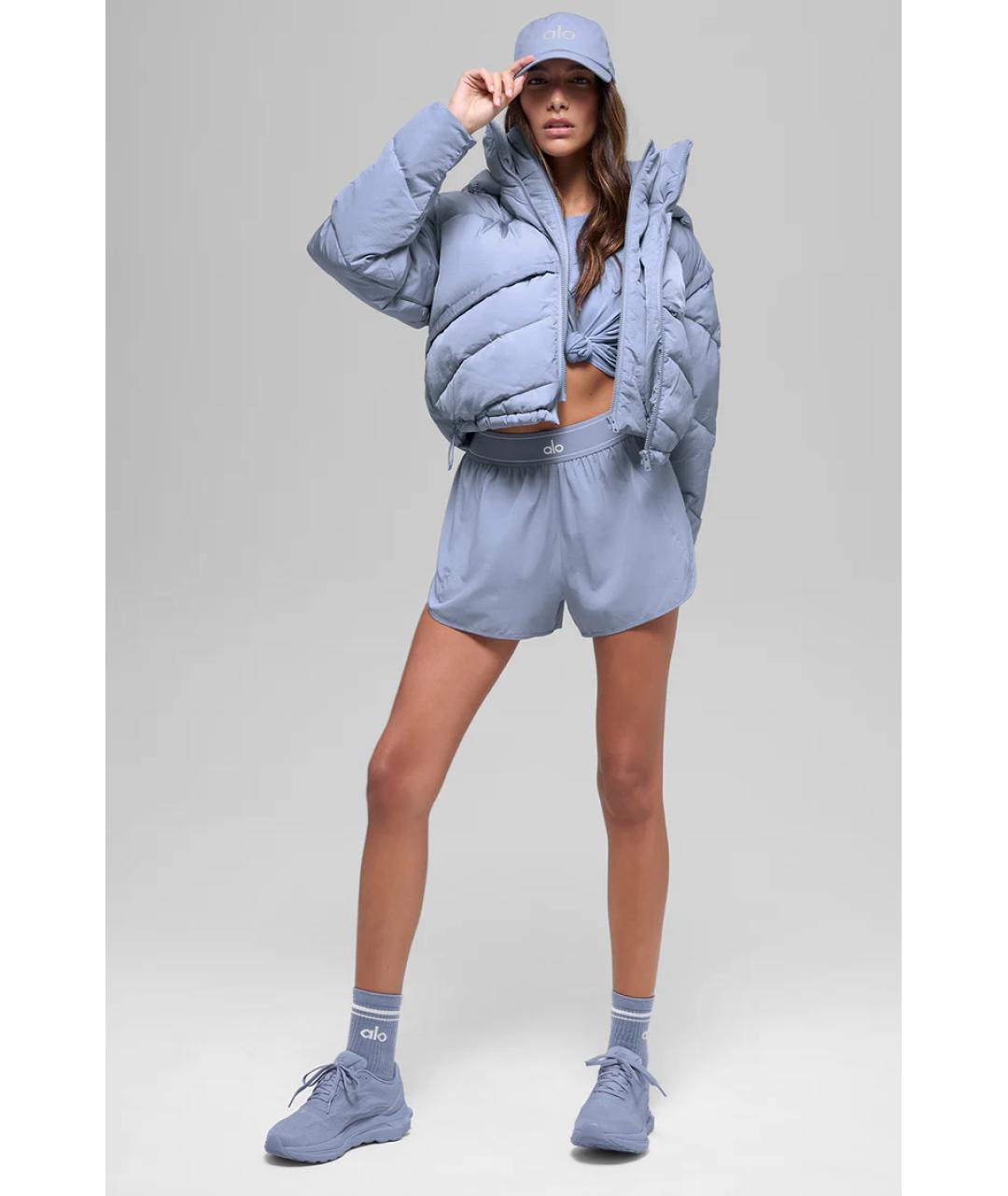 ALO YOGA Голубой пуховик, фото 7