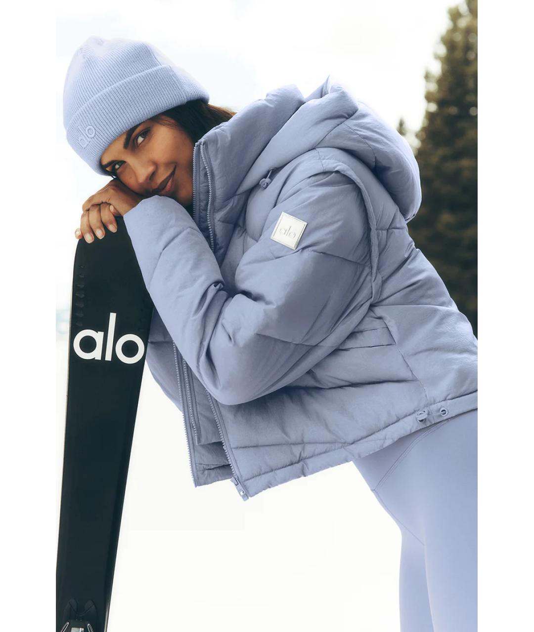 ALO YOGA Голубой пуховик, фото 2