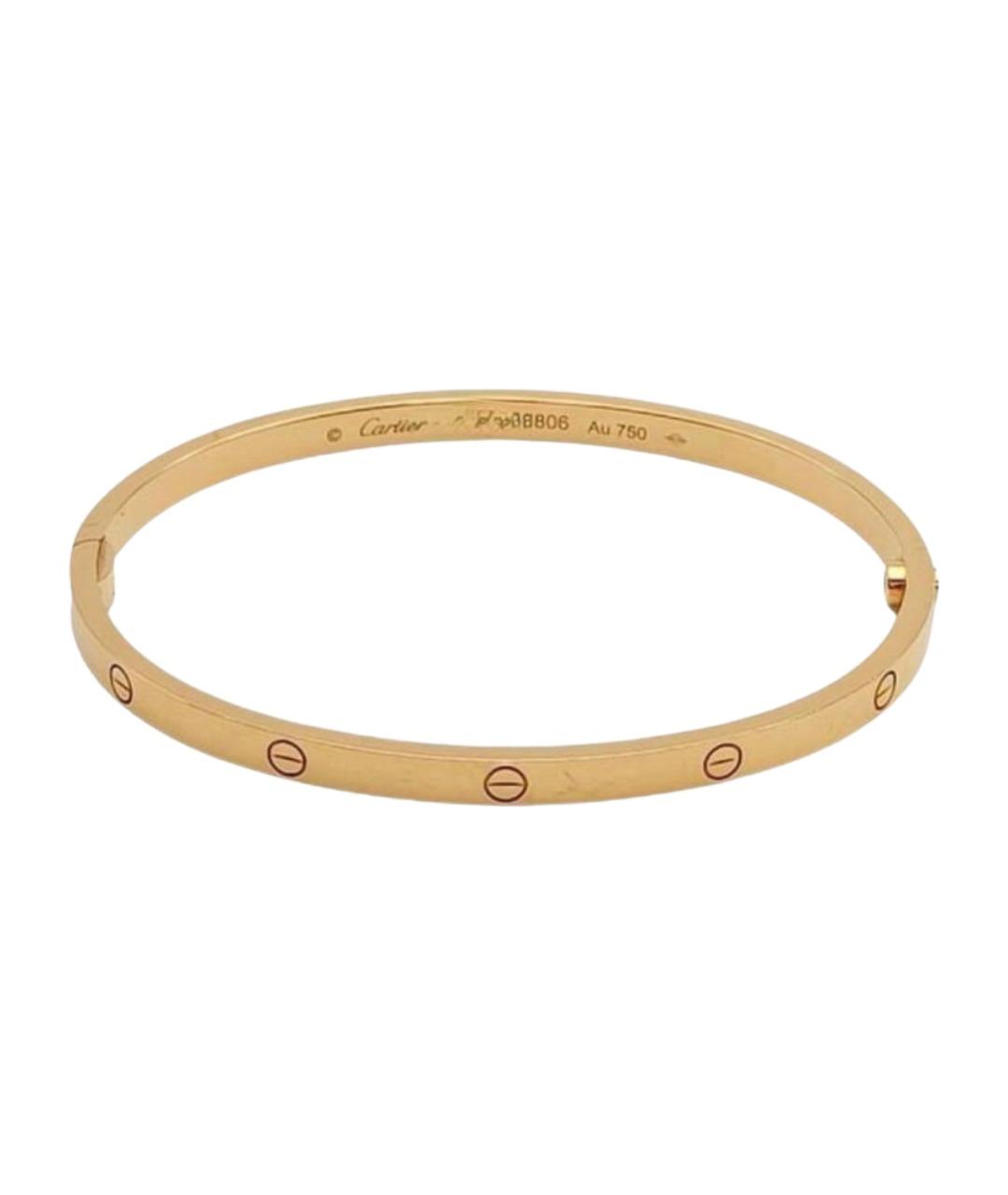 CARTIER Золотой браслет из желтого золота, фото 1