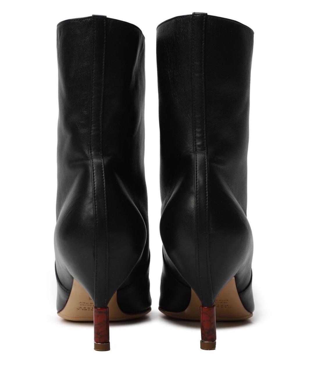 GABRIELA HEARST Черные кожаные ботильоны, фото 4