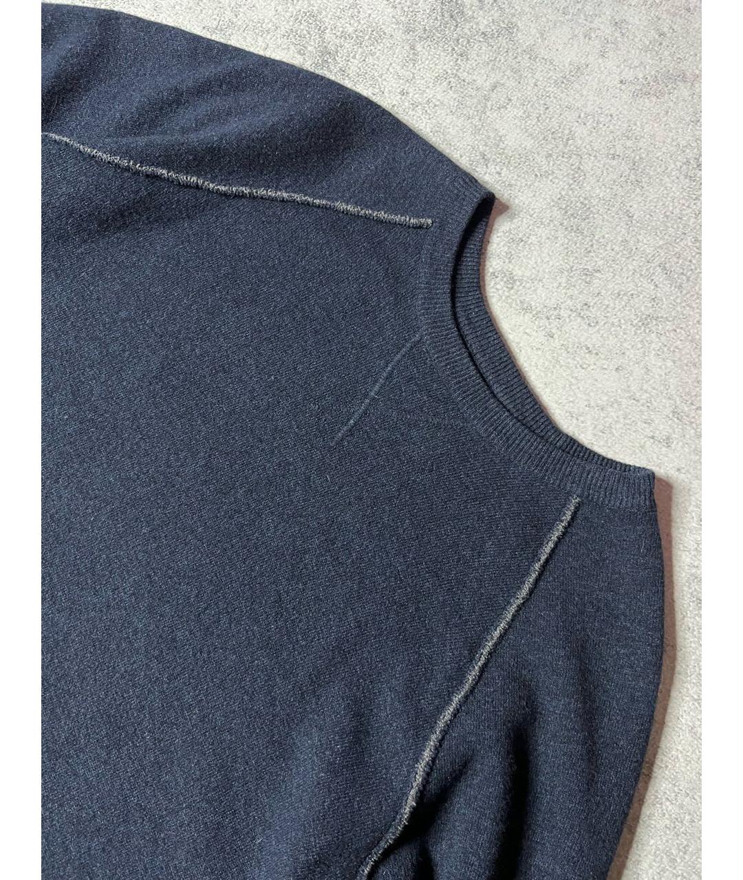 MM6 MAISON MARGIELA Серое шерстяное повседневное платье, фото 3