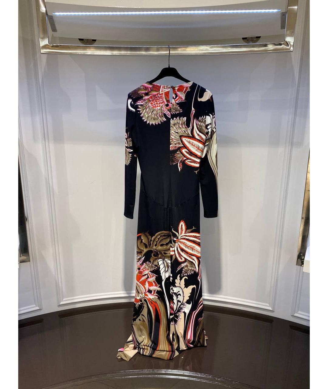 ROBERTO CAVALLI Мульти полиамидовое платье, фото 3