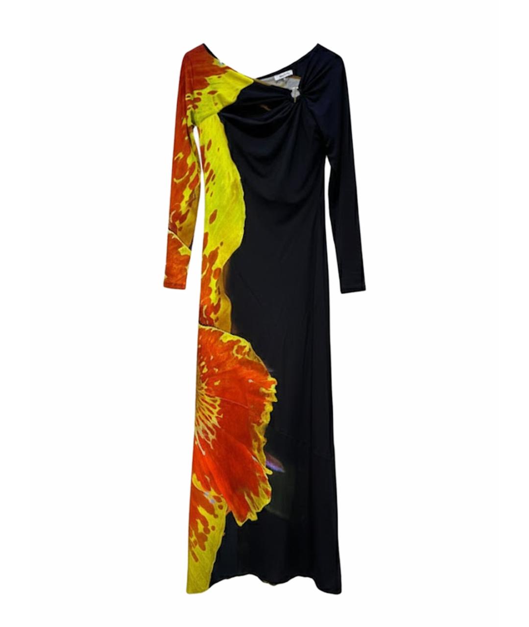 ROBERTO CAVALLI Мульти полиамидовое платье, фото 1