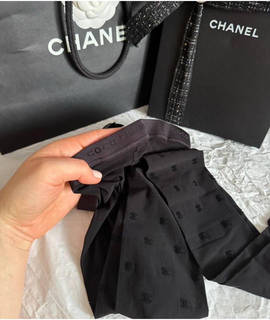 CHANEL Черные носки, чулки и колготы, фото 4