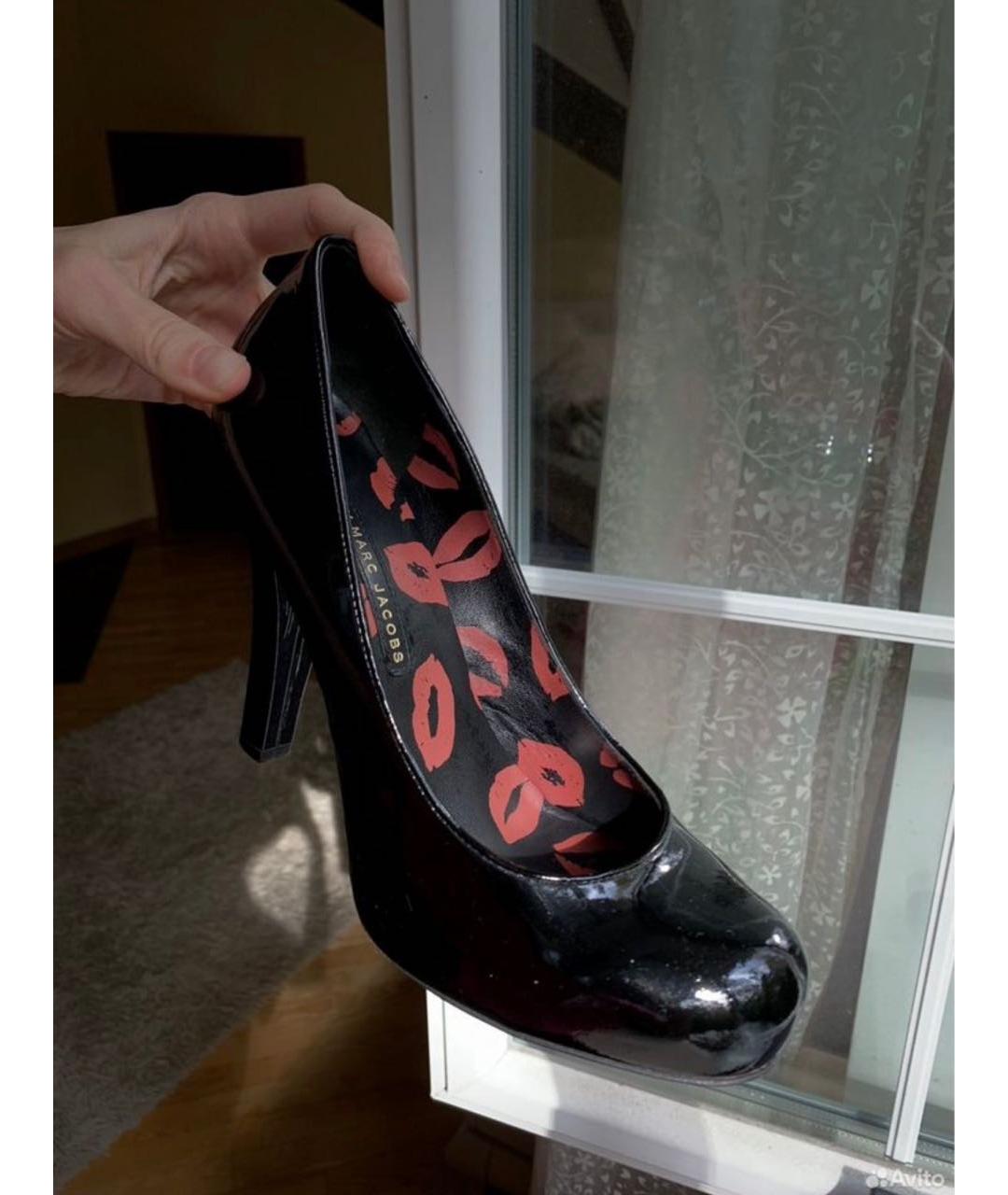 MARC BY MARC JACOBS Черные туфли из лакированной кожи, фото 3