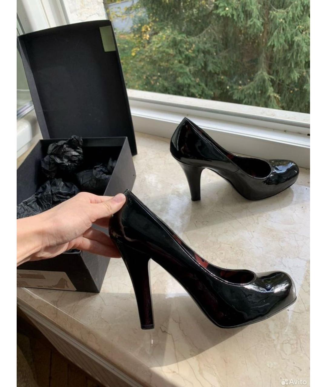 MARC BY MARC JACOBS Черные туфли из лакированной кожи, фото 9