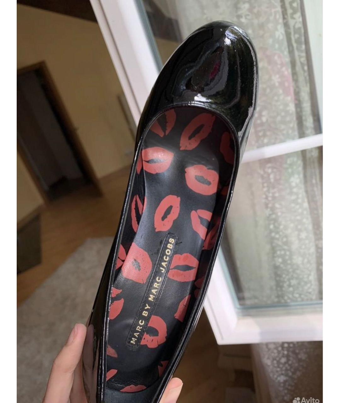 MARC BY MARC JACOBS Черные туфли из лакированной кожи, фото 8